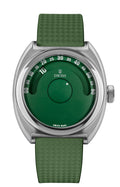 DWISS S1 Green Wandering Hours Swiss Made automatic watch